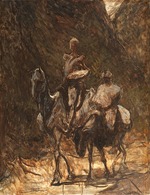 Daumier, Honoré - Don Quixote and Sancho Panza