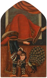 Anonymous - Acrobat and a peacock