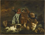 Delacroix, Eugène - Dante and Virgil in hell. The Barque of Dante
