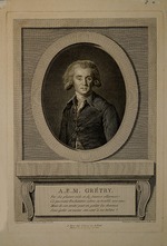 Cathelin, Louis-Jacques - Portrait of the composer André Ernest Modeste Grétry (1741-1813)