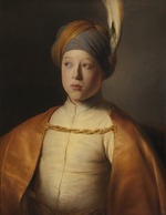Lievens, Jan - Boy in a Cape and Turban (Portrait of Prince Rupert of the Palatinate) 