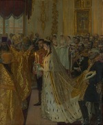 Tuxen, Laurits Regner - The wedding of Tsar Nicholas II and the Princess Alix of Hesse-Darmstadt on November 26, 1894