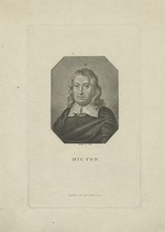 Riedel, Carl Traugott - Portrait of the poet John Milton (1608-1674)