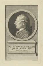 Liebe, Gottlob August - Portrait of François-André Danican Philidor (1726-1795) 