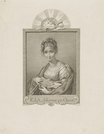 Retzsch, Moritz - Portrait of the actress Friederike Schirmer, née Christ (1785-1833) 