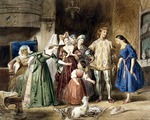 Boulanger, Louis Candide - Esmeralda at Madame de Gondelaurier. The Hunchback of Notre-Dame by Victor Hugo