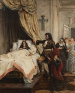 Champ-Renaud, Thérèse de - Peter the Great visiting Madame de Maintenon in 1717