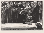 Kollwitz, Käthe - Commemorative sheet for Karl Liebknecht