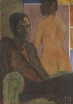 Mueller, Otto - Self-Portrait with back act