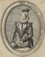 Goltzius, Hendrick - Françoise of Luxembourg, Countess of Gavre, Dame de Fiennes (1495-1557)