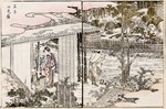 Hokusai, Katsushika - The restaurant Ebiya in Oji. From the series Pleasures in the Eastern Capital