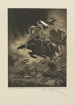 Hesshaimer, Ludwig - The horsemen of the apocalypse spread unspeakable horrors. A dance of death. A poem in etchings