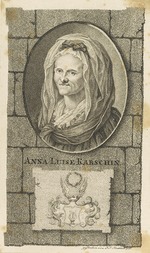 Krethlow, Johann Friedrich - Portrait of Anna Louisa Karsch (1722-1791)