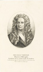 Tardieu, Ambroise - Portrait of Sir Isaac Newton (1642-1727)
