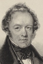 Kriehuber, Josef - Portrait of the Composer Peter Joseph von Lindpaintner (1791-1856)