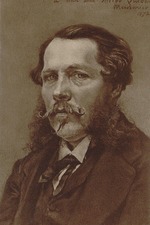 Meissonier, Ernest Jean Louis - Portrait of pianist and composer Alfred Quidant (1815-1893)