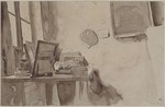 Delacroix, Eugène - A corner of studio