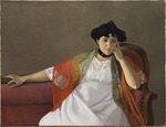 Vallotton, Felix Edouard - Portrait of the artist's wife, Gabrielle Vallotton
