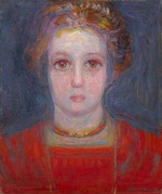 Mondrian, Piet - Portrait of a Girl in Red