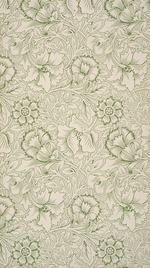 Morris, William - Pink and Poppy. Wallpaper 
