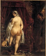 Jordaens, Jacob - King Candaules of Lydia showing his wife to Gyges 