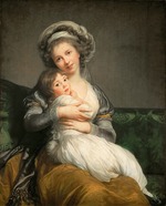 Vigée Le Brun, Louise Élisabeth - Self-Portrait with her Daughter, Julie