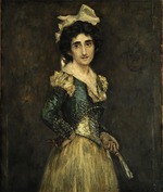 Fortuny Marsal, Mariano - Portrait of Maria Luisa Fortuny