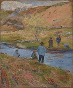 Gauguin, Paul Eugéne Henri - Breton Fishermen 