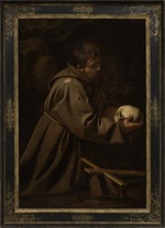 Caravaggio, Michelangelo - Saint Francis in Meditation