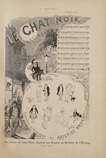 Steinlen, Théophile Alexandre - Story of the Famous Cabaret Le Chat Noir, Le Chat Noir magazine