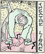 Vuillard, Édouard - Cover of a programme of the Théâtre Libre