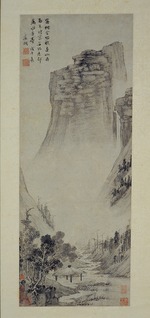 Wen Zhengming - Poetic thoughts in a riverside pavilion