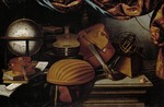 Baschenis, Evaristo - Still Life with Musical Instruments, Globe and Armillary Sphere