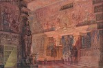 Parravicini, Angelo - Set design for the Opera Aida by Giuseppe Verdi