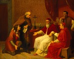 Riepenhausen, Johann Christian - Bramante Presents Raphael to Pope Julius II
