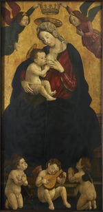 Spanzotti, Giovanni Martino - Madonna of the Milk with music-making angels