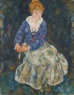 Schiele, Egon - Portrait of Edith Schiele, artist's wife