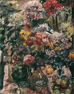 Corinth, Lovis - Still Life with Chrysanthemums and Amaryllis