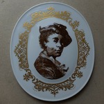 West European Applied Art - Johann Gregorius Höroldt (1696-1775). Meissen 200th Anniversary Wall Plate