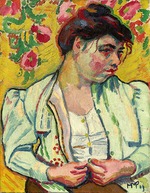 Pechstein, Hermann Max - The Light Green Jacket 