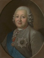 Rokotov, Fyodor Stepanovich - Portrait of General Count Nikita Ivanovich Panin (1718-1783)