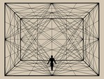 Schlemmer, Oskar - Figure in Space with Plane Geometry and spatial Delineations