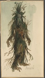 Vasnetsov, Viktor Mikhaylovich - Leshy. Costume design for the opera Snow Maiden by N. Rimsky-Korsakov
