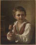 Tropinin, Vasili Andreyevich - Boy with a Goldfinch