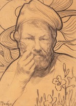 Mucha, Alfons Marie - Self-Portrait