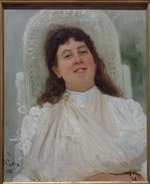 Repin, Ilya Yefimovich - Portrait of Marianne von Werefkin