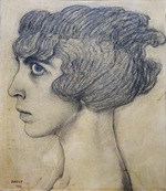 Bakst, Léon - Portrait of Marchesa Luisa Casati
