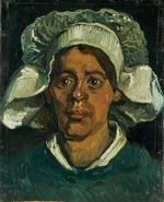 Gogh, Vincent, van - Head of a peasant woman wearing a white hood