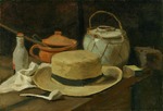Gogh, Vincent, van - Still Life with Yellow Straw Hat 