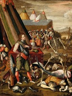 Caron, Antoine - The Dialogue of the Prince with Death. Allegory of the horrors of war